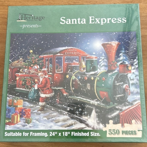 Santa Express 550 Piece Puzzle NWT - Picture 1 of 8
